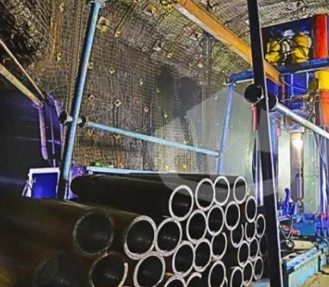 華建工程首個(gè)6米直徑反井鉆機(jī)鉆井在河南完工